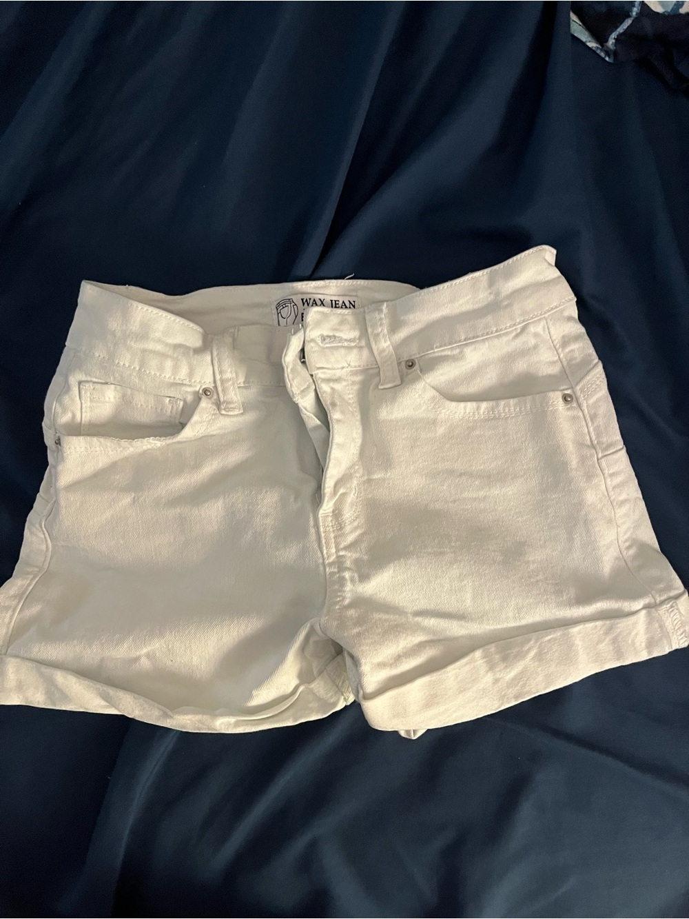 Wax Jean White Women's Denim Shorts - Clean Classic Style